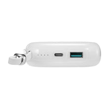 Заредете изображение във визуализатора на галерията – Joyroom power bank 10000mAh Jelly Series 22.5W with built-in USB C cable white (JR-L002)
