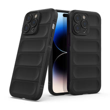 Заредете изображение във визуализатора на галерията – Magic Shield Case case for iPhone 14 Pro Max flexible armored dark blue cover
