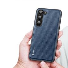 Заредете изображение във визуализатора на галерията – Dux Ducis Fino case Samsung Galaxy S23 cover with silicone frame blue
