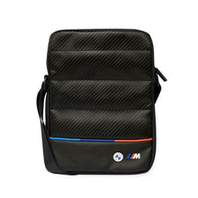 Заредете изображение във визуализатора на галерията – BMW BMTB10PUCARTCBK Tablet bag 10" black/black Carbon&amp;Nylon Tricolor
