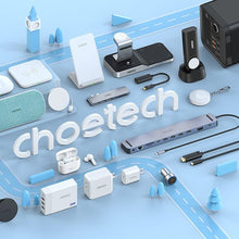 Заредете изображение във визуализатора на галерията – Choetech 2in1 Magnetic Holder Qi Wireless Charger for Magsafe 15W Gray (T575-F)
