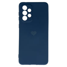 Заредете изображение във визуализатора на галерията – Vennus Silicone Heart Case for Samsung Galaxy A53 5G design 1 navy
