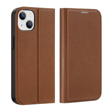 Заредете изображение във визуализатора на галерията – Dux Ducis Skin X2 case for iPhone 14 case with magnetic flap brown
