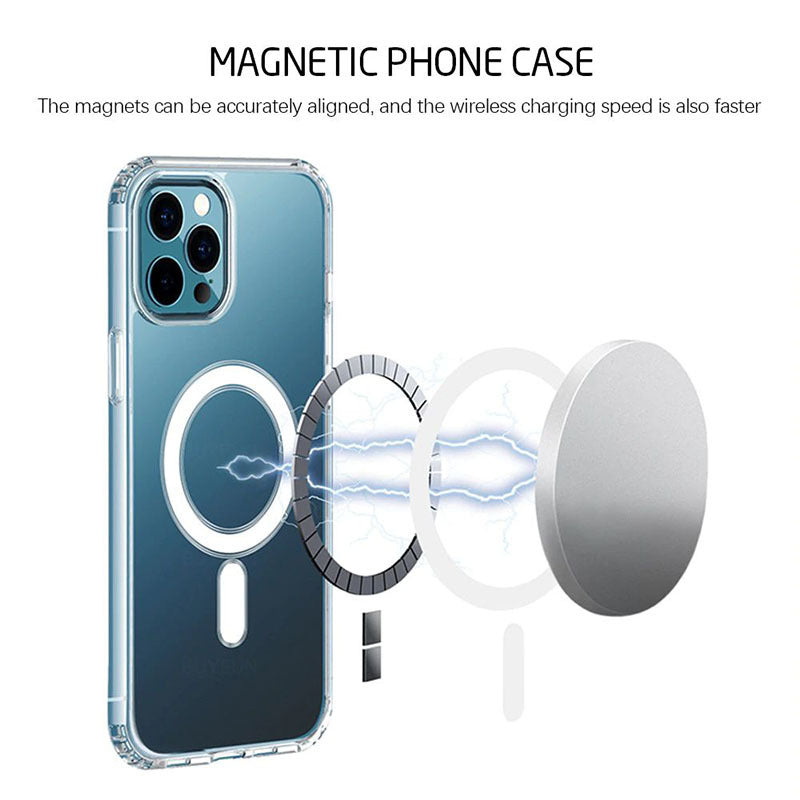 TEL PROTECT MagSilicone Case for Iphone 15 Pro Max Transparent – TopMag