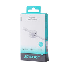 Заредете изображение във визуализатора на галерията – Joyroom JR-ZS368 magnetic cable organizer - white (3 pcs.)
