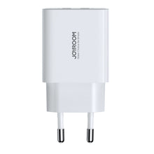 Заредете изображение във визуализатора на галерията – Joyroom JR-TCN04 2xUSB-A 10.5W 2.1A mains charger - white
