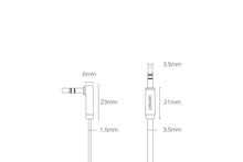 Заредете изображение във визуализатора на галерията – Ugreen flat cable AUX audio cable 3.5 mm mini jack 1m silver (10597)
