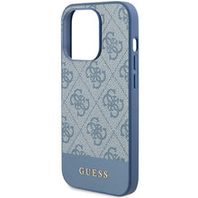 Заредете изображение във визуализатора на галерията – Original Case GUESS hardcase 4G Stripe Collection GUHCP15XG4GLBL for Iphone 15 Pro Max blue
