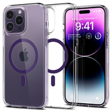 Заредете изображение във визуализатора на галерията – Futerał SPIGEN Ultra Hybrid Mag do IPHONE 14 PRO MAX deep purple

