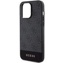 Заредете изображение във визуализатора на галерията – Original Case GUESS hardcase 4G Stripe Collection GUHCP15XG4GLGR for Iphone 15 Pro Max grey
