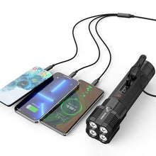 Заредете изображение във визуализатора на галерията – Choetech jump starter with powerbank 8000mAh - LED flashlight black (TC0016)
