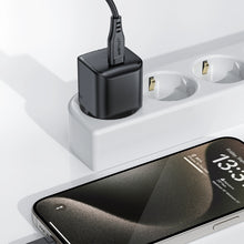 Заредете изображение във визуализатора на галерията – Acefast A77 Mini PD 30W GaN USB-C wall charger - black

