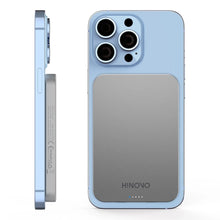 Заредете изображение във визуализатора на галерията – Hinovo magnetic wireless power bank MagSafe 5000mAh 15W gray (MB1-5000)
