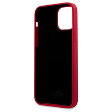 Заредете изображение във визуализатора на галерията – Karl Lagerfeld KLHCP12MSLKLRE iPhone 12/12 Pro 6,1" Silicone Stack Logo czerwony/red
