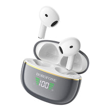 Заредете изображение във визуализатора на галерията – Borofone TWS Bluetooth Earphones BW30 Cheerful Grey
