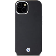 Заредете изображение във визуализатора на галерията – BMW Signature Wrapped Metal MagSafe Case for iPhone 15/14/13 - Black
