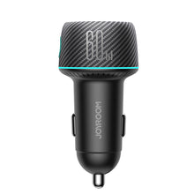 Заредете изображение във визуализатора на галерията – Car charger 60W USB-C USB-A Joyroom JR-CCN01 | black
