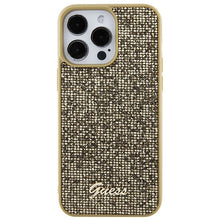 Заредете изображение във визуализатора на галерията – Original Case GUESS Disco Metal Script hardcase GUHCP15XPMSDGSD for Iphone 15 Pro Max gold
