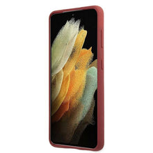 Заредете изображение във визуализатора на галерията – Original faceplate case MERCEDES MEHCS21SSILRE for SAMSUNG S21 (Silicone Line / red)
