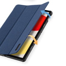 Заредете изображение във визуализатора на галерията – Dux Ducis Domo case with smart sleep function for Xiaomi Redmi Pad SE 11'' tablet - blue

