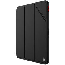 Заредете изображение във визуализатора на галерията – Nillkin Bevel Leather Case for iPad 10.9'' 2022 (10 gen.) smart cover cover with flip stand black
