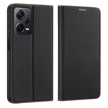 Заредете изображение във визуализатора на галерията – Dux Ducis Skin X2 case for Xiaomi Redmi Note 12 Pro+ flip cover wallet stand black
