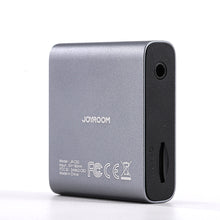 Заредете изображение във визуализатора на галерията – Joyroom Bluetooth AUX transmitter (transmitter / receiver) for car, TV gray (JR-CB2)
