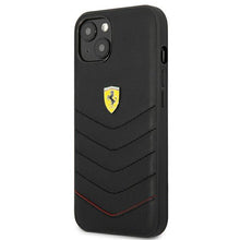 Заредете изображение във визуализатора на галерията – Ferrari FEHCP13MRQUK iPhone 13 6,1" czarny/black hardcase Off Track Quilted
