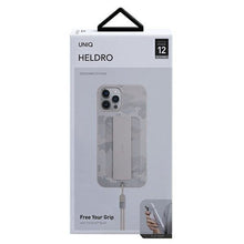 Заредете изображение във визуализатора на галерията – UNIQ etui Heldro iPhone 12/12 Pro 6,1" beżowy moro/ivory camo Antimicrobial
