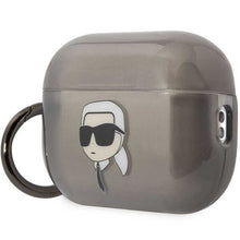Заредете изображение във визуализатора на галерията – Karl Lagerfeld KKLAP2HNIKTCK Airpods Pro 2 cover black/black Ikonik Karl Lagerfeld
