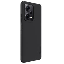 Заредете изображение във визуализатора на галерията – Nillkin Super Frosted Shield case for Xiaomi Redmi Note 12 Pro+ cover + phone stand black
