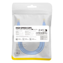 Заредете изображение във визуализатора на галерията – Baseus High Speed ​​Cat 6 RJ-45 1000Mb/s Ethernet cable 3m round - blue
