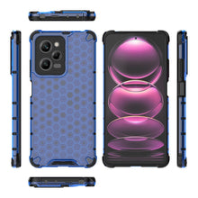 Заредете изображение във визуализатора на галерията – Honeycomb case for Xiaomi Redmi Note 12 Pro / Poco X5 Pro 5G armored hybrid case blue
