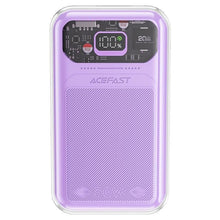 Заредете изображение във визуализатора на галерията – Acefast power bank 20000mAh Sparkling Series fast charging 30W purple (M2)
