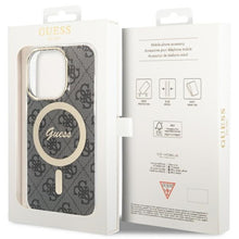Заредете изображение във визуализатора на галерията – Original Case GUESS hardcase 4G MagSafe GUHMP13LH4STK for Iphone 13 Pro black
