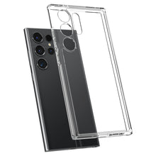 Заредете изображение във визуализатора на галерията – Case SPIGEN Ultra Hybrid ACS07292 for Samsung Galaxy S24 Ultra - Crystal Clear
