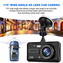 Заредете изображение във визуализатора на галерията – Car Dash Cam DVR-03 4,0 inches + rear camera
