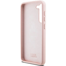 Заредете изображение във визуализатора на галерията – Karl Lagerfeld Silicone Choupette Metal Pin case for Samsung Galaxy S23+ - pink
