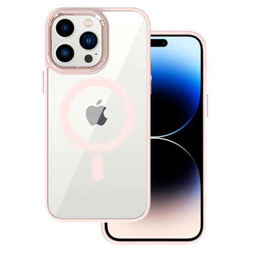 Tel Protect Magnetic Clear Case for Iphone 11 Salmon