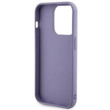 Заредете изображение във визуализатора на галерията – Guess Sequin Script Metal case for iPhone 15 Pro Max - purple
