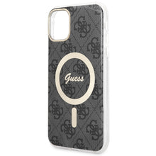 Заредете изображение във визуализатора на галерията – Original Case GUESS hardcase 4G MagSafe GUHMN61H4STK for Iphone 11 black
