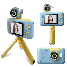 Заредете изображение във визуализатора на галерията – Digital camera for children S9 HD with tripod blue
