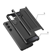 Заредете изображение във визуализатора на галерията – Hybrid Armor Samsung S24+ Black
