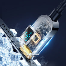 Заредете изображение във визуализатора на галерията – Joyroom USB cable - USB C 66W for fast charging and data transfer 1.2 m black (S-AC066A4)
