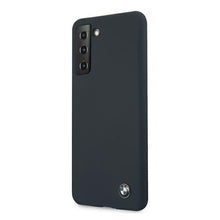 Заредете изображение във визуализатора на галерията – Original faceplate case BMW BMHCS21MSILNA for SAMSUNG S21 Plus (Signature / navy)
