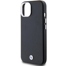 Заредете изображение във визуализатора на галерията – BMW Signature Wrapped Metal MagSafe Case for iPhone 15/14/13 - Black
