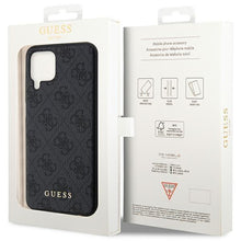 Заредете изображение във визуализатора на галерията – Guess GUHCSM33G4GFGR M33 5G M336 grey/grey hard case 4G Metal Gold Logo
