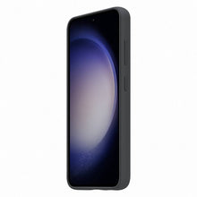 Заредете изображение във визуализатора на галерията – Samsung Silicone Grip Cover Case for Samsung Galaxy S23 silicone cover with wrist strap black (EF-GS911TBEGWW)
