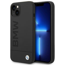 Заредете изображение във визуализатора на галерията – Original faceplate case BMW BMHMP14SSLBLBK for iPhone 14 (Metal Logo + MAG / black)
