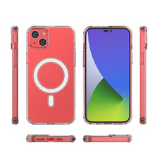 Заредете изображение във визуализатора на галерията – MagSafe iPhone 15 Clear Magnetic Case - transparent
